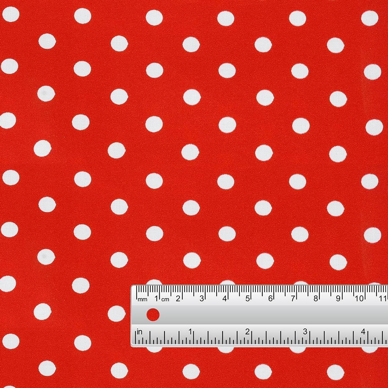 Polka Dot 100% Cotton Poplin Fabric by the Metre