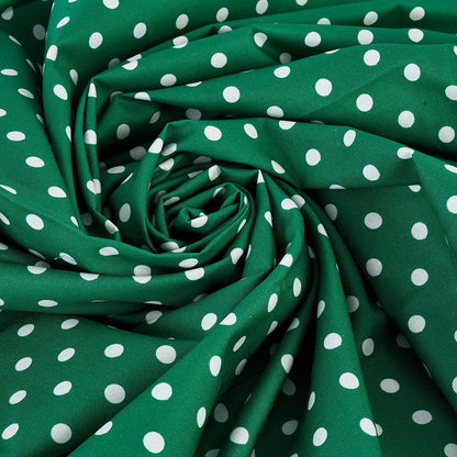 Polka Dot 100% Cotton Poplin Fabric by the Metre