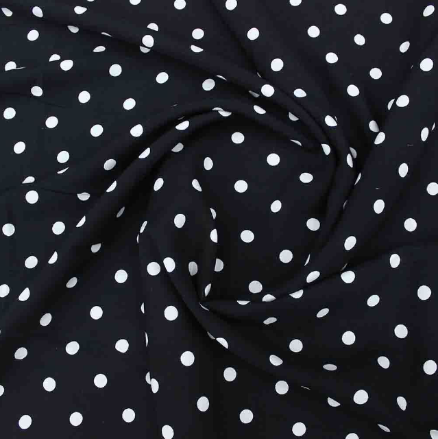 Polka Dot 100% Cotton Poplin Fabric by the Metre